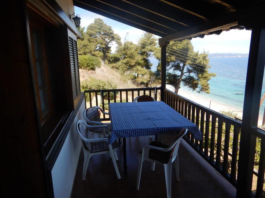 Sangue Blu Beachfront Villa Apartment Áyios Nikólaos Exterior foto