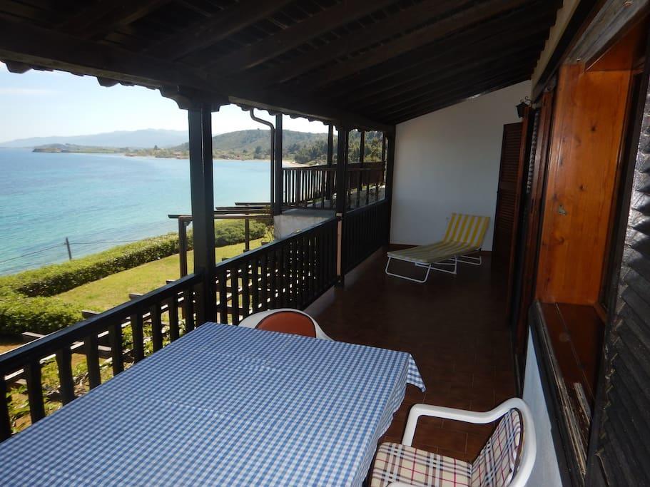 Sangue Blu Beachfront Villa Apartment Áyios Nikólaos Exterior foto